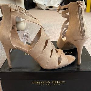 NWT Beautiful Christian Siriano Heels.